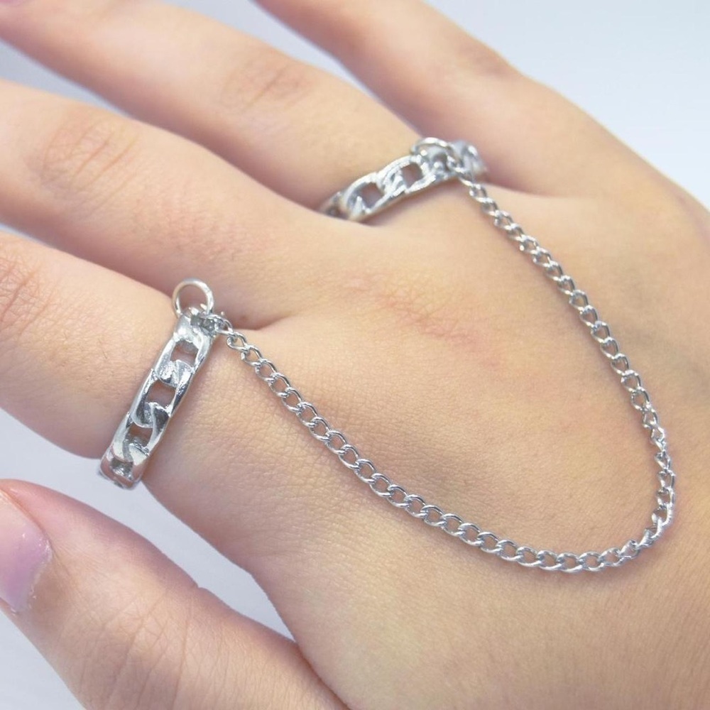 Edgy Chain Ring - Picture 3 of 4